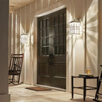 KL-BEACON-SQUARE-M-WHT Beacon Square 1 Light Medium Wall Lantern White