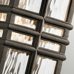KL-BEACON-SQUARE-S-OZ Beacon Square 1 Light Small Wall Lantern Olde Bronze