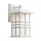 KL-BEACON-SQUARE-S-WHT Beacon Square 1 Light Small Wall Lantern White