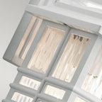 KL-BEACON-SQUARE-S-WHT Beacon Square 1 Light Small Wall Lantern White