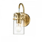 KL-BRINLEY1-BB Brinley 1 Light Wall Light Brushed Brass