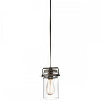 KL-BRINLEY-MP-OZ Brinley 1 Light Mini Pendant Olde Bronze