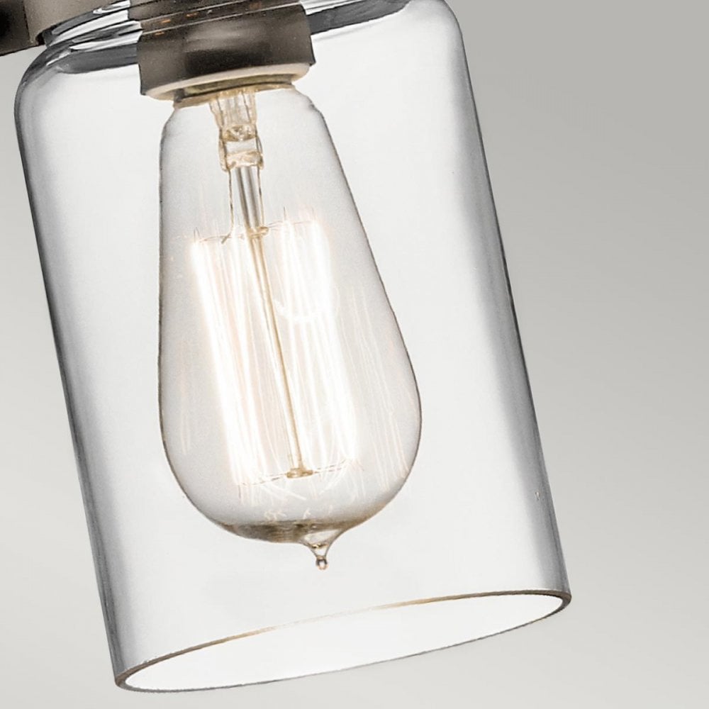 KL-BRINLEY-MP-OZ Brinley 1 Light Mini Pendant Olde Bronze