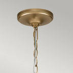 KL-CAPITOL-HILL12-PNBR Capitol Hill 12lt Chandelier Painted Natural Brass