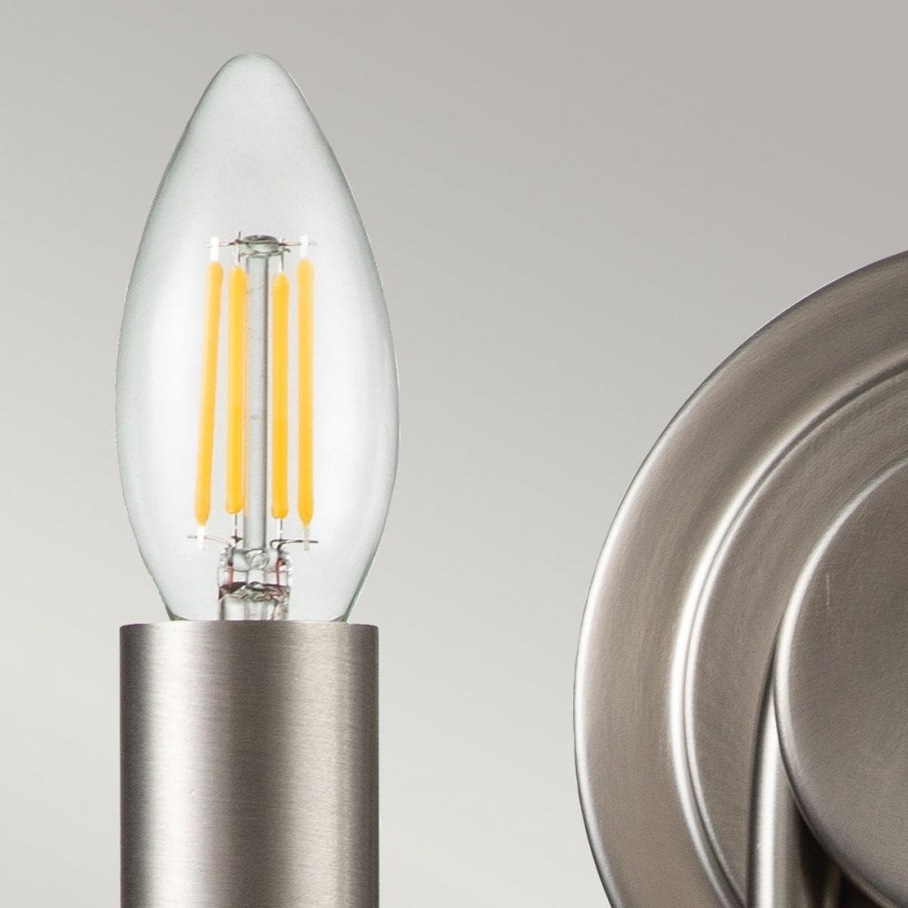 KL-CAPITOL-HILL2-BN Capitol Hill 2lt Wall light Brushed Nickel