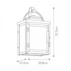 KL-CARLSON-M-RZ Carlson 2 Light Wall Lantern Rubbed Bronze
