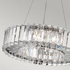 KL-CRYSTAL-SKYE8 Crystal Skye 8 Light Chandelier Chrome