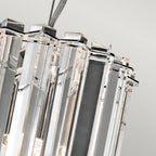 KL-CRYSTAL-SKYE-MP Crystal Skye 2 Light Mini Pendant Chrome