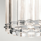KL-CRYSTAL-SKYE-MP Crystal Skye 2 Light Mini Pendant Chrome