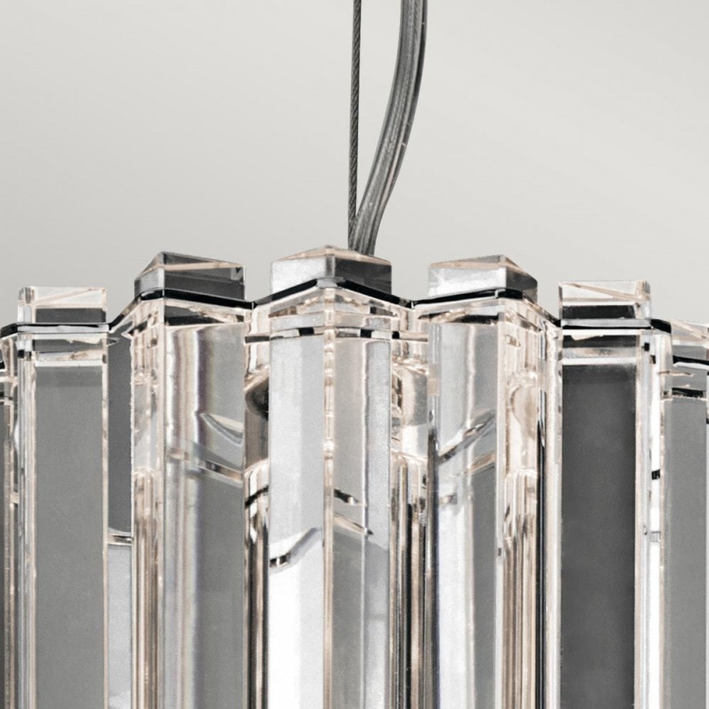 KL-CRYSTAL-SKYE-MP Crystal Skye 2 Light Mini Pendant Chrome