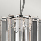 KL-CRYSTAL-SKYE-MP Crystal Skye 2 Light Mini Pendant Chrome