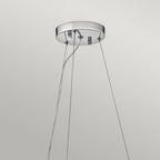 KL-CRYSTAL-SKYE-P-A Crystal Skye 6 Light Pendant Chrome