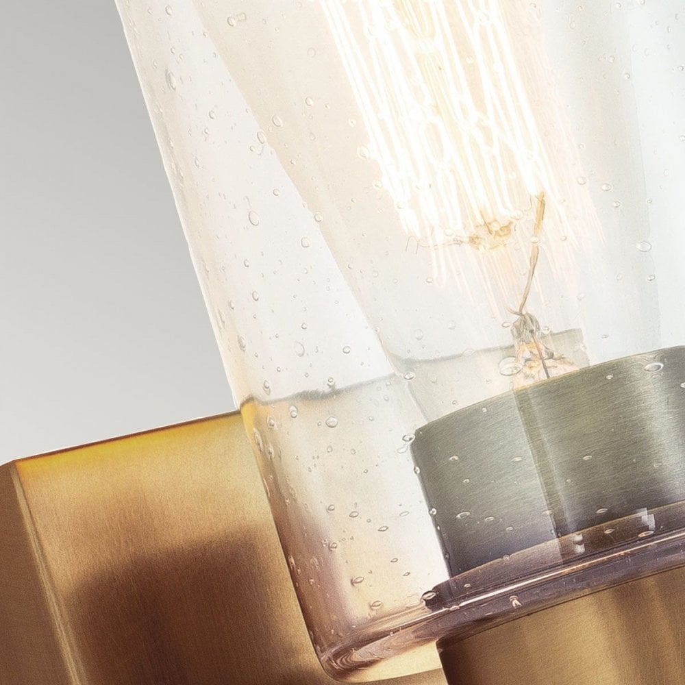 KL-DERYN1-NBR Deryn 1 Light Wall Light Natural Brass
