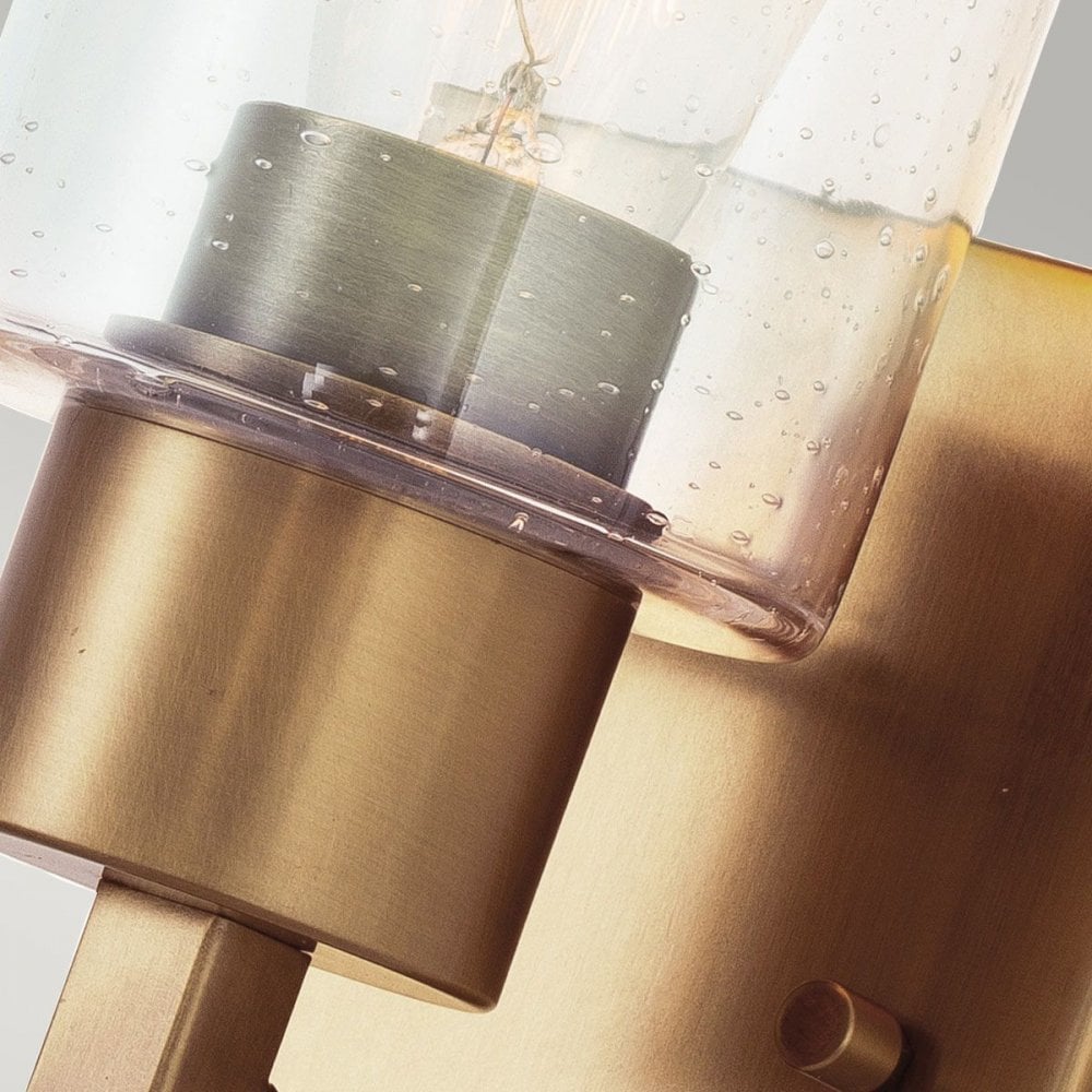 KL-DERYN1-NBR Deryn 1 Light Wall Light Natural Brass