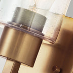 KL-DERYN1-NBR Deryn 1 Light Wall Light Natural Brass