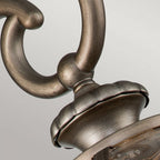 KL-HALLERON-2M-BU Halleron 3 Light Wall Lantern Burnished Bronze