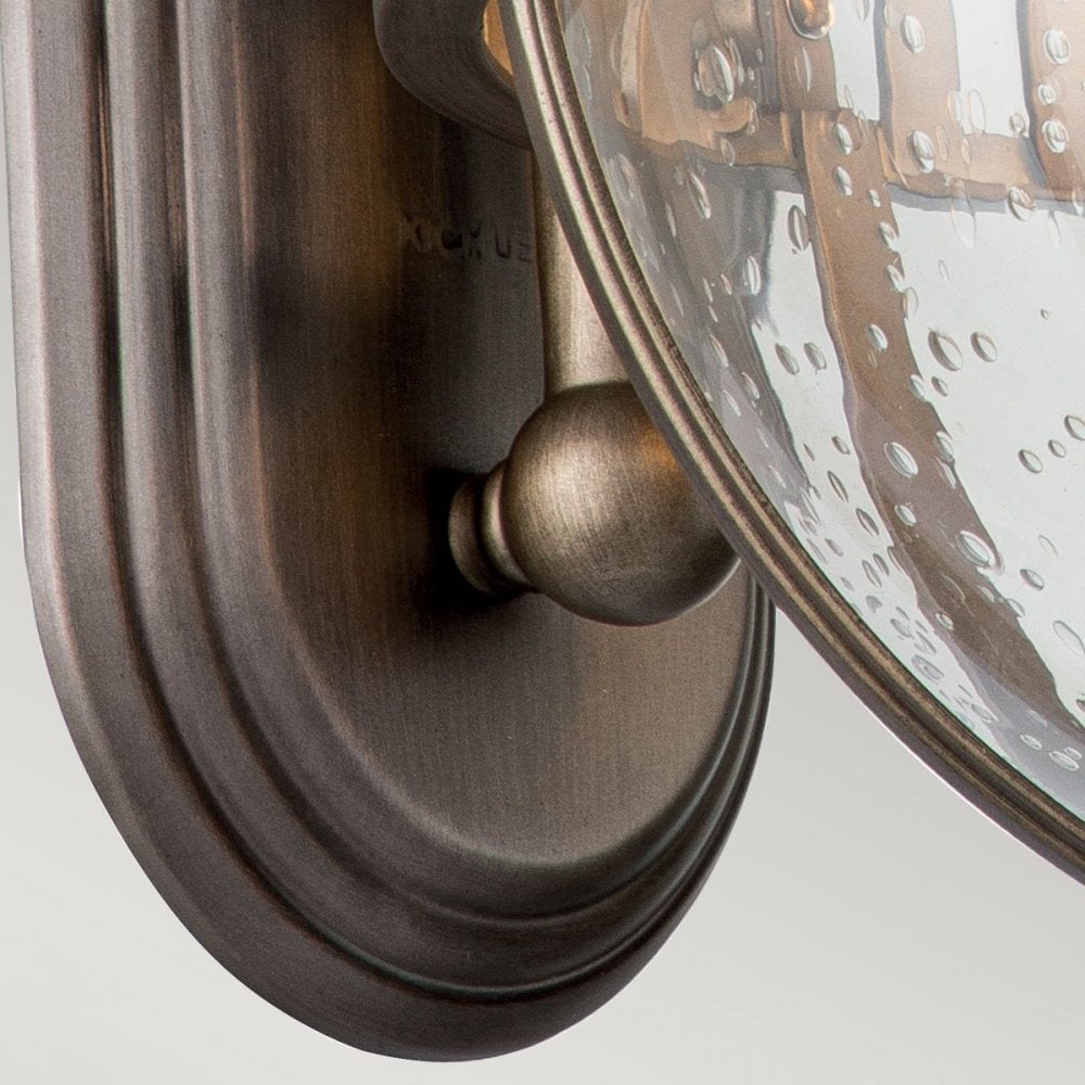 KL-HALLERON-2M-BU Halleron 3 Light Wall Lantern Burnished Bronze