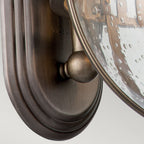 KL-HALLERON-2M-BU Halleron 3 Light Wall Lantern Burnished Bronze