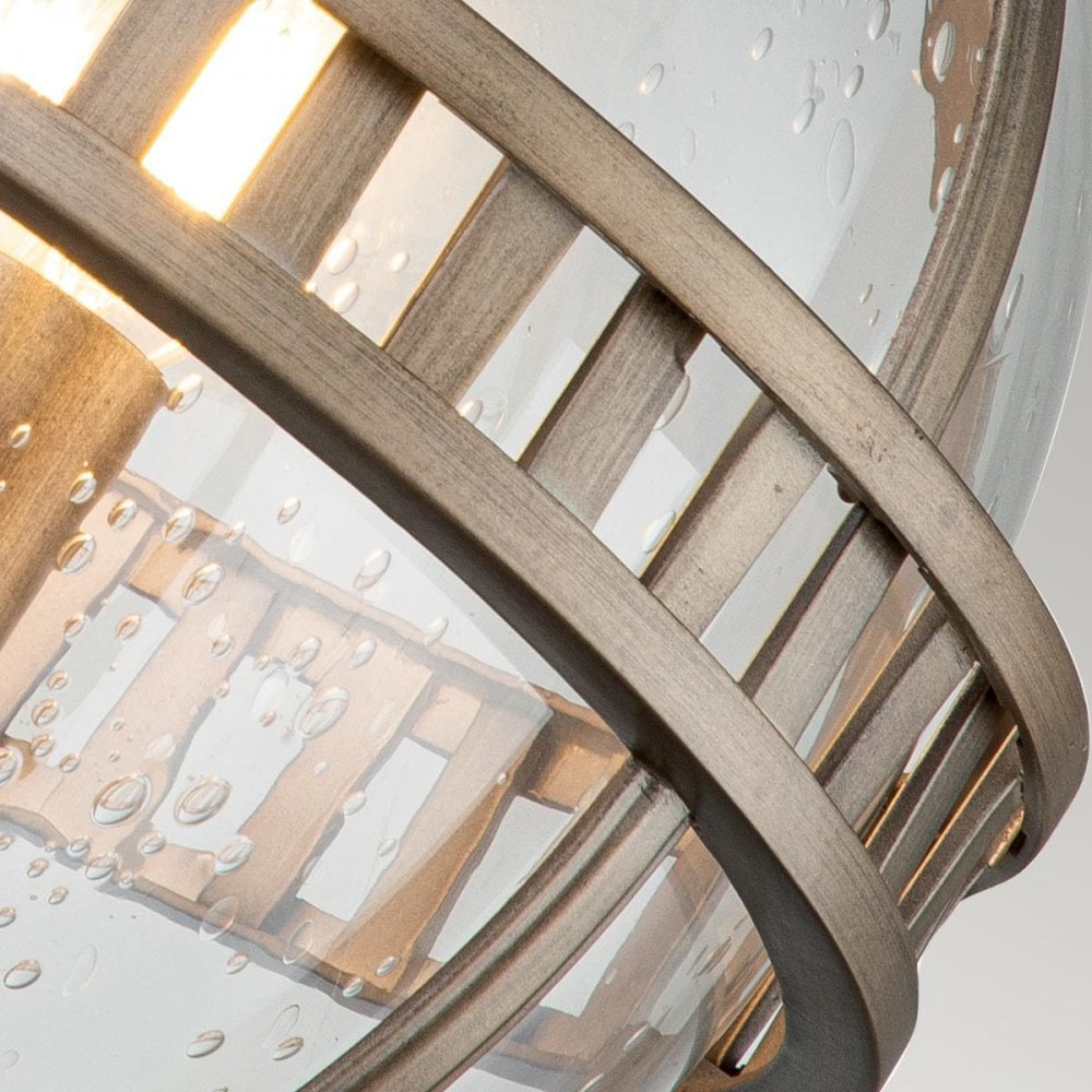 KL-HALLERON-2M-BU Halleron 3 Light Wall Lantern Burnished Bronze