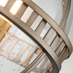 KL-HALLERON-2M-BU Halleron 3 Light Wall Lantern Burnished Bronze