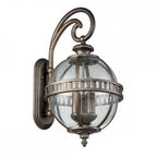 KL-HALLERON-2M-BU Halleron 3 Light Wall Lantern Burnished Bronze