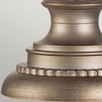 KL-HALLERON-3M-BU Halleron 3 Light Pedestal Lantern Burnished Bronze