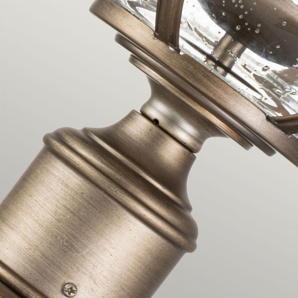 KL-HALLERON-3M-BU Halleron 3 Light Pedestal Lantern Burnished Bronze