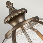 KL-HALLERON-3M-BU Halleron 3 Light Pedestal Lantern Burnished Bronze