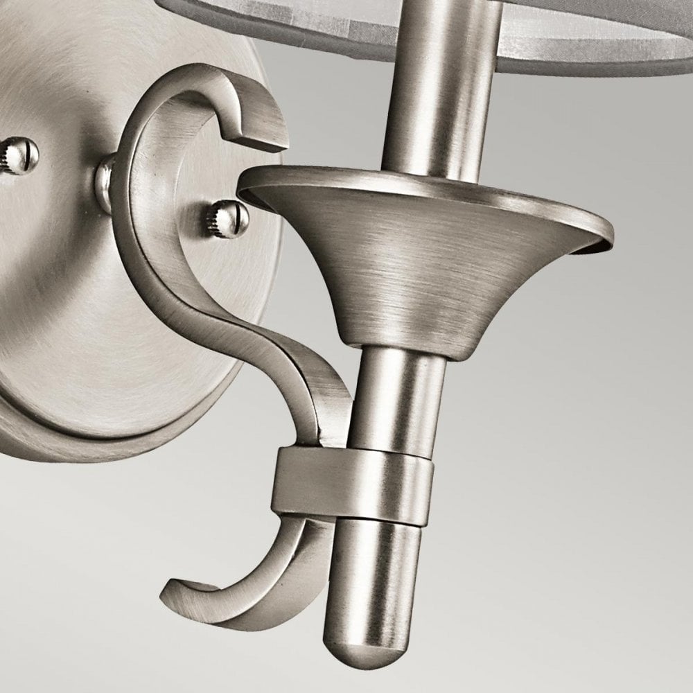 KL-LACEY1-AP Lacey 1 Light Wall Light Antique Pewter