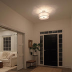 KL-LACEY-SFM-AP Lacey 4 Light Semi-Flush Antique Pewter