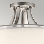KL-LACEY-SFM-AP Lacey 4 Light Semi-Flush Antique Pewter