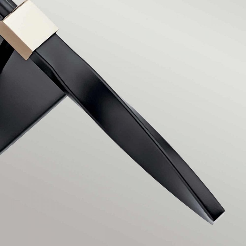KL-MARETTE1-BK Marette 1 Light Wall Light Black and Nickel