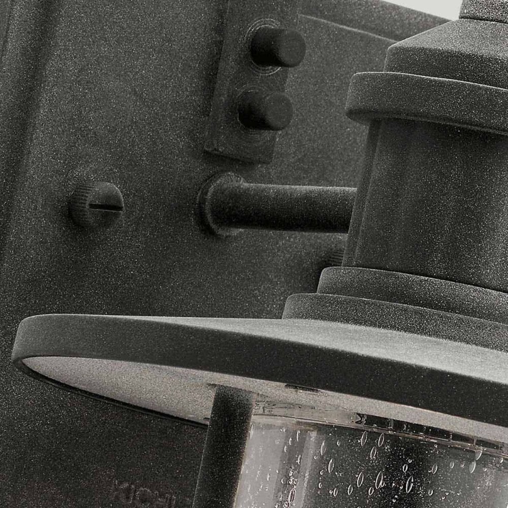 KL-RIVERWOOD2-S Riverwood Small Wall Lantern Weathered Zinc