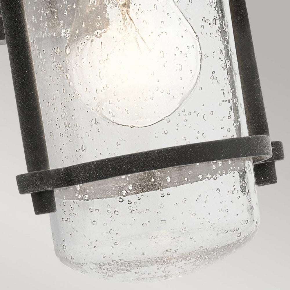 KL-RIVERWOOD2-S Riverwood Small Wall Lantern Weathered Zinc