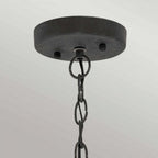 KL-RIVERWOOD8-M Riverwood 8" Chain Lantern Weathered Zinc