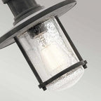 KL-RIVERWOOD8-M Riverwood 8" Chain Lantern Weathered Zinc