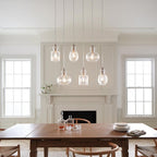 KL-RIVIERA-P-A Riviera 1 Light Pendant - A Brushed Nickel
