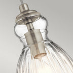 KL-RIVIERA-P-C Riviera 1 Light Pendant - C Brushed Nickel