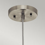 KL-RIVIERA-P-C Riviera 1 Light Pendant - C Brushed Nickel