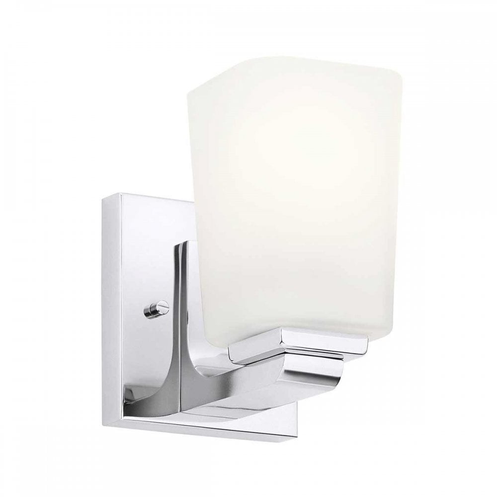KL-ROEHM1-PC Roehm 1 Light Wall Light Polished Chrome