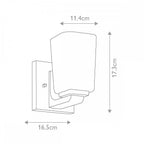 KL-ROEHM1-PC Roehm 1 Light Wall Light Polished Chrome