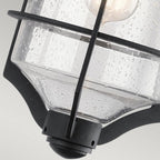 KL-ROYAL-MARINE2-M Royal Marine 1 Light Medium Wall Lantern Distressed Black