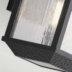 KL-SPRINGFIELD-S Springfield 1 Light Small Wall Lantern Distressed Black