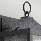 KL-SPRINGFIELD-S Springfield 1 Light Small Wall Lantern Distressed Black