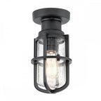 KL-SURI-F Suri 1 Light Porch/Pedestal Lantern Textured Black