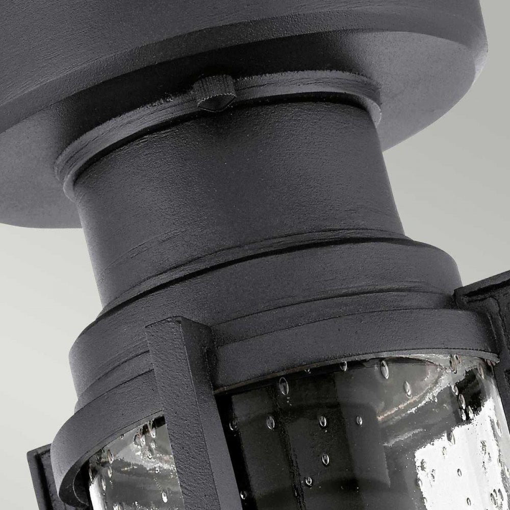 KL-SURI-F Suri 1 Light Porch/Pedestal Lantern Textured Black