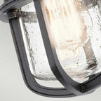 KL-SURI-F Suri 1 Light Porch/Pedestal Lantern Textured Black