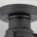KL-SURI-F Suri 1 Light Porch/Pedestal Lantern Textured Black