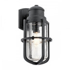 KL-SURI-L Suri 1 Light Wall Lantern Textured Black