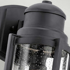 KL-SURI-L Suri 1 Light Wall Lantern Textured Black